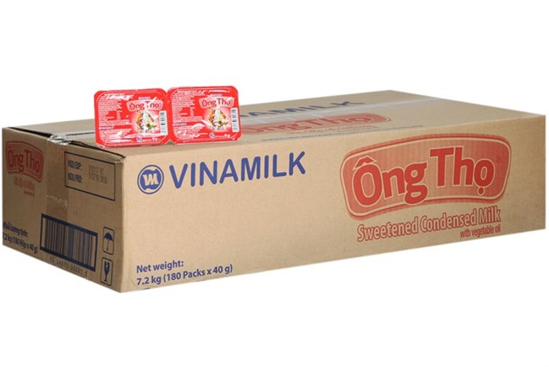 Sữa đặc Ông thọ vĩ Vinamilk hộp 40g ( 1 Thùng / 180 hộp )